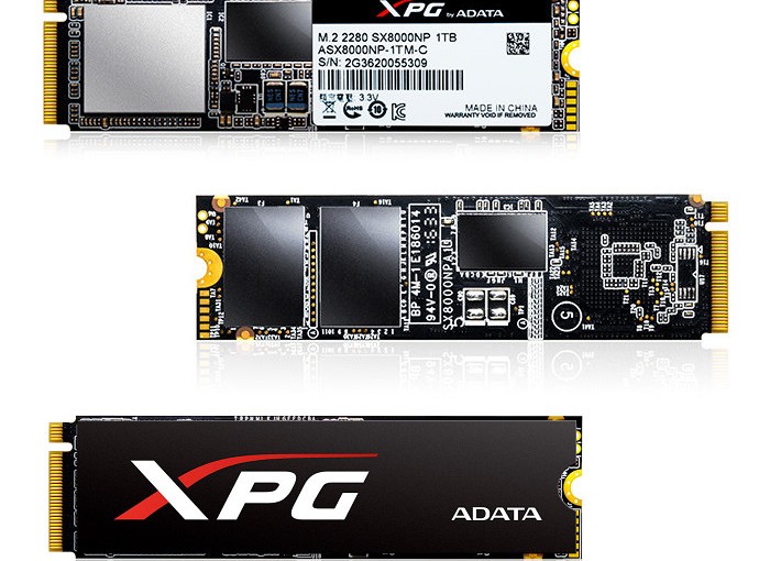 「大廠」ADATA XPG-SX8000 PCIeSSD <1TB