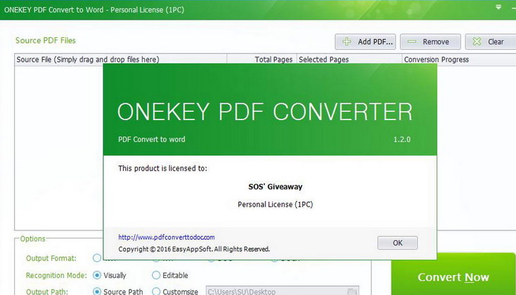 【限時免費】PDF TO DOC – ONEKEY PDF Convert to Word